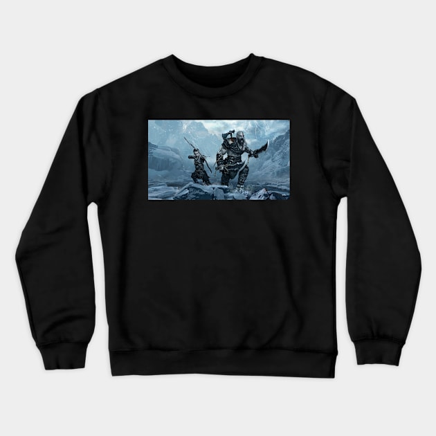 God of War Ragnarok Crewneck Sweatshirt by uncannyknack